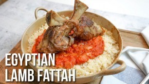 'How to make Egyptian Lamb Fattah - A centuries old rice and lamb Eid centerpiece'