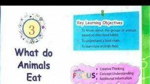 'Class 3 Science Fusion Ch-3 What do Animals Eat Part - 1'