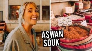 'Surviving an Egyptian Market + Trying Local Aswan Dish'