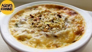 'UMM ALI (أم علي) (Egyptian dessert/bread pudding) RECIPE || EID SPECIAL || by Aqsa\'s Cuisine'