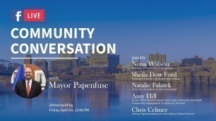 'Community Conversations: Small Business Funding, Broad Street Market, Central PA Food Bank 4-24-20'