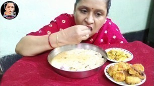 'Eating Show with Sound/Traditional Indian Village Food /Simple And Tasty Indian Food'