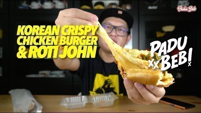 'Wow! The Food Ranger Pun Singgah Makan Korean Crispy Chicken Burger Ni.'