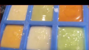 'CP Soap Natural Color Testing With Barley, Carrot Juice, Moringa, Tumeric, Red Prickly Pear'