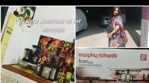 '#foodprocessor #morphyrichards  Addition in My Kitchen❤️ Morphy Richards Food processor 1000W'