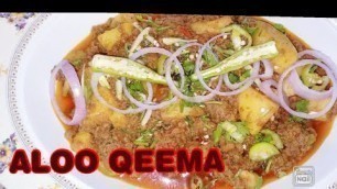 'Aloo Qeema Recepi || by FOOD GALLERY'