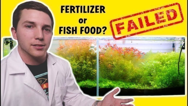 'Is Fish Food A Viable Fertilizer? | Aquarium Experiment |'