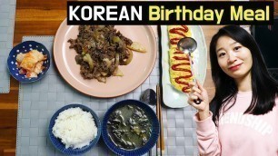 'Cooking Birthday Food for my Korean Husband VLOg'
