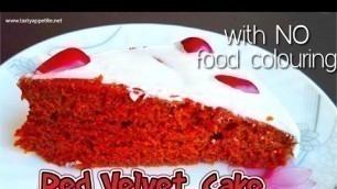 'Red Velvet Cake | Easy Recipe | Homemade Red Velvet Cake | No artificial Food Color - Quick Recipe'
