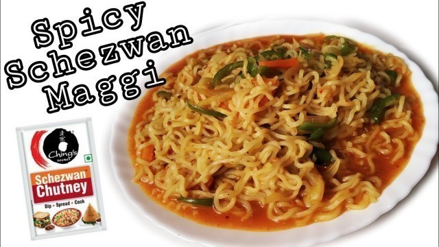 'Schezwan Maggi Recipe | Spicy Schezwan Maggi Recipe | by sakshi food gallery | at home |'