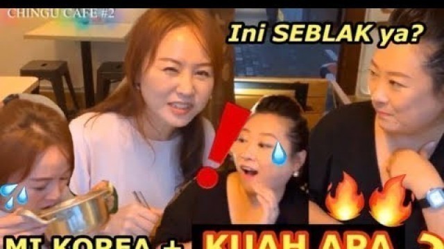 '[REAKS] ORANG KOEREA MAKAN K-FOOD | MUKBANG KOREAN FOOD/인도네시아 반둥 카페 한국음식 먹방'