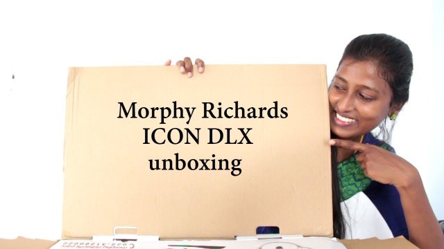 'Morphy Richards icon DLX unboxing/Food processor review'