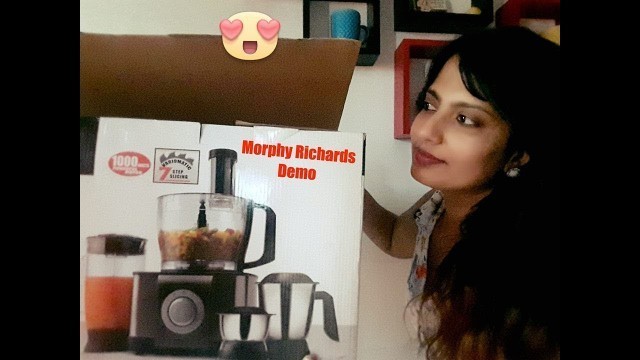 'Morphy Richards Icon Dlx Food Processor Demo  | Best food Processor'