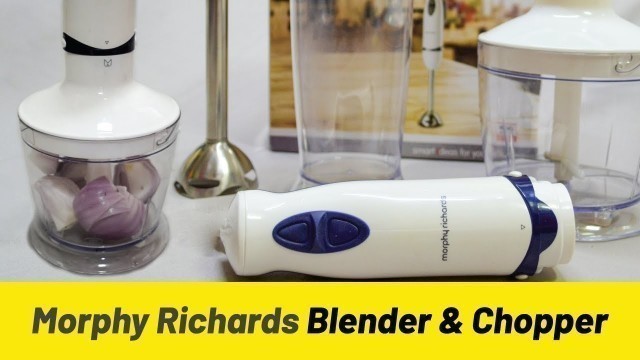 'Morphy Richards Hand Blender and Chopper Unboxing and Review | Best Hand Blender ? | Unboxed ✅'