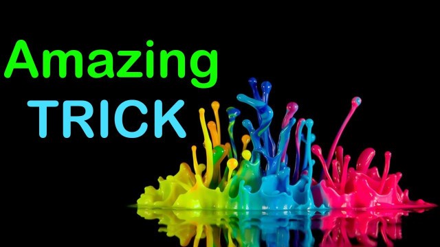 'Amazing home tricks & experiments with FOOD COLORING, WATER, OIL and more'