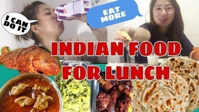 'TRYING TO EAT INDIAN FOOD || OMG || ALL SPICY  