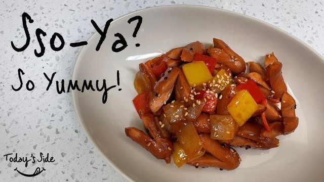 'Sausage Veggie Stir-fry 쏘야볶음 K-food, Korean Side Dish'