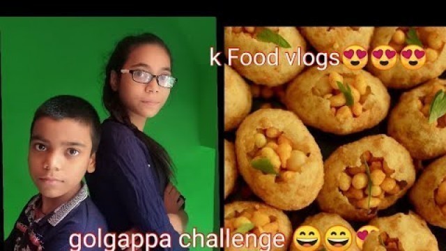 'Golgappa challenge | K Food Vlog | Vivek Kumar'