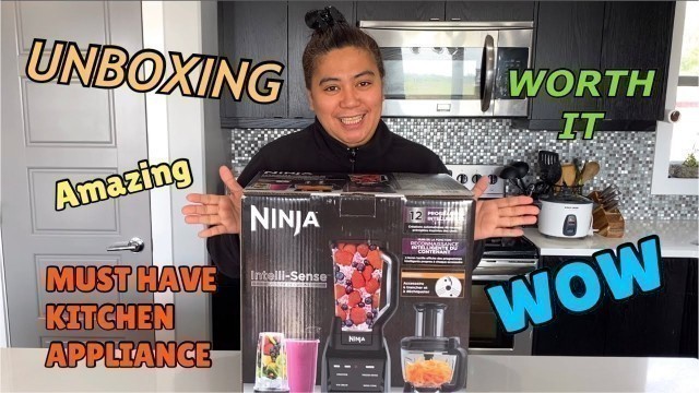 'Ninja® Intelli-Sense™ Kitchen System with Auto-Spiralizer® UNBOXING AND TESTING'