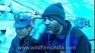 'Everest climbers eat good Nepali food at Base Camp'