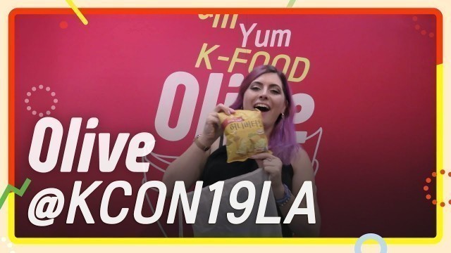 '[ENG SUB] Yum Yum K-FOOD, Olive! @KCON19 LA Highlight'