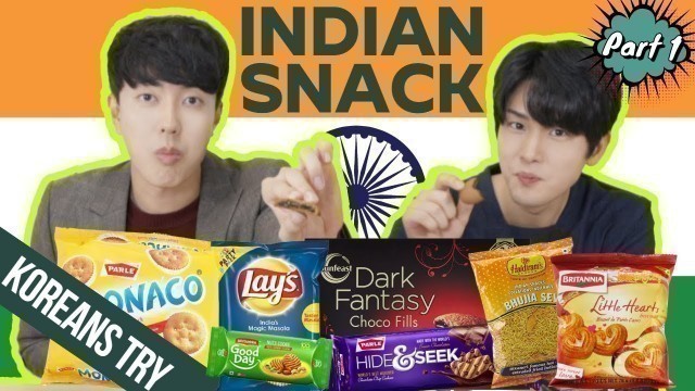 'ULTIMATE INDIAN SNACK HAUL! | KOREAN REACTION | PART 1'