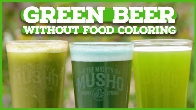 'How to Make GREEN BEER Without Food Coloring #SHORTS'