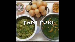 'PANI PURI || SIRIS FOOD GALLERY ||'