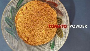 'HOMEMADE NATURAL FOOD COLOR AND EASIEST WAY TO MAKE TOMATO POWDER.'