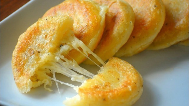 'Potato Cheese Pancakes | ASMR | Quick & Easy Recipe | Food Gallery'
