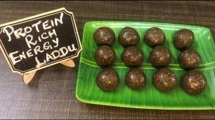 'Protein Rich Energy Laddu (in Tamil) | Flax Seed Laddu | For Hair Growth | Samik\'s Adorable Cooks'