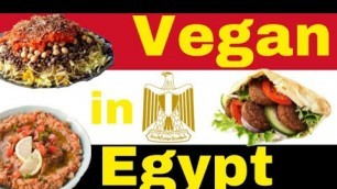 'Vegan food in Egypt!'