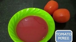 'Homemade tomato puree recipe // How to make this with natural food color'