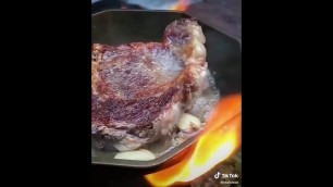 'Just Relax And Watch❤️ #Fyp #foryou #food #foodporn #foryoupage #steak #steaklove #steaklover'