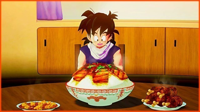 'Chi Chi Makes Gohan A Full-Course Meal | Dragon Ball Z Kakarot Game'
