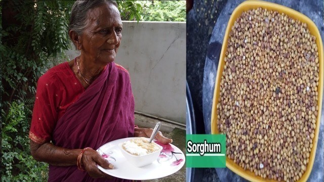 'Grandma Prepared Jowar Recipe//sorghum recipe by my Granny// Jonna Gatka recipe //Vijaya Foods'