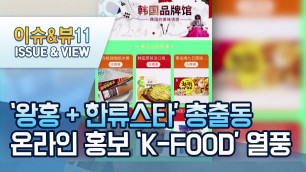 '[#함께극복]\'왕홍+한류스타\' 총출동 \'온라인 홍보\'로 K-FOOD 열풍 이어간다 / 머니투데이방송 (뉴스)'