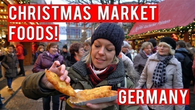 'FOODS TO EAT AT A GERMAN CHRISTMAS MARKET!'
