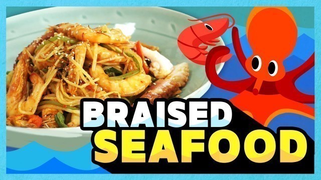 '[Grandma Soonie’s K-FOOD (Eng.sub)] ep36. Braised seafood   (a.k.a. Spicy seafood stew)'