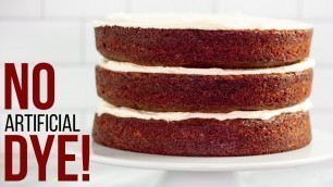 'How to Make Naturally Red Velvet Cake with Ermine Frosting'