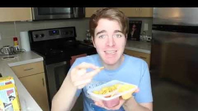 'shane dawson talking about his childhood while eating food'