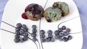 'Natural Blue Food Color - Blueberry Simple Syrup'