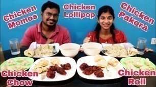 'Street Food Eating Challenge || Indian Food Eating Competition || Tasty and Spicy'