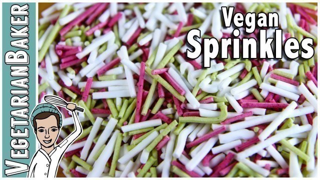 'Homemade Vegan Sprinkles | Naturally Dyed with Food'