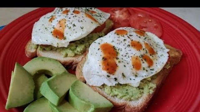 'Avocado Tomato And Egg Toast Food Porn'