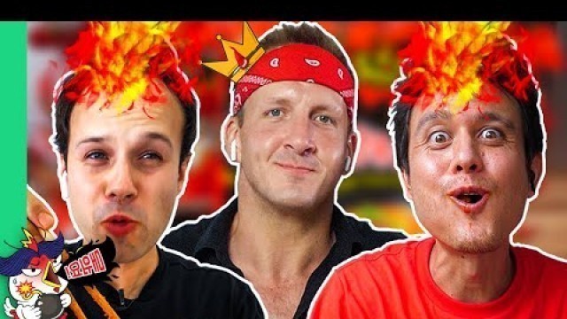 'Fire Noodle Challenge w/ Mark Wiens and Food Ranger!! (10x SPICE!!)'