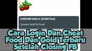 'Cara Login Dan Cheat Food Dan Gold Di Mochiabc Terbaru | Dragon City'