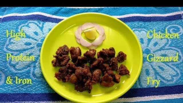 'Healthy Chicken Gizzard Crispy Fry Recipe in Tamil | Iron & Protein Rich Recipe'