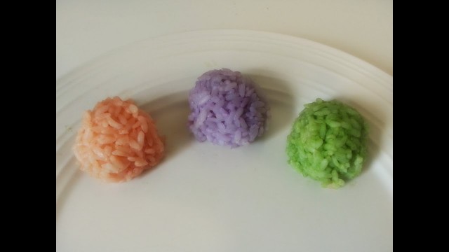 'How to naturally color rice (for sushi and bentos)'