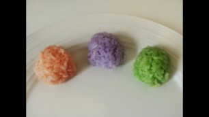 'How to naturally color rice (for sushi and bentos)'